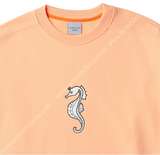 アクメドラビ(acme' de la vie) ADLV SEAHORSE SWEATSHIRT LIGHT ORANGE