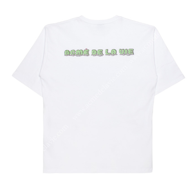 アクメドラビ(acme' de la vie) ADLV CACTUS SHORT SLEEVE T-SHIRT WHITE