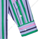 アクメドラビ(acme' de la vie) ADLV STRIPE SHIRT MULTI COLOR