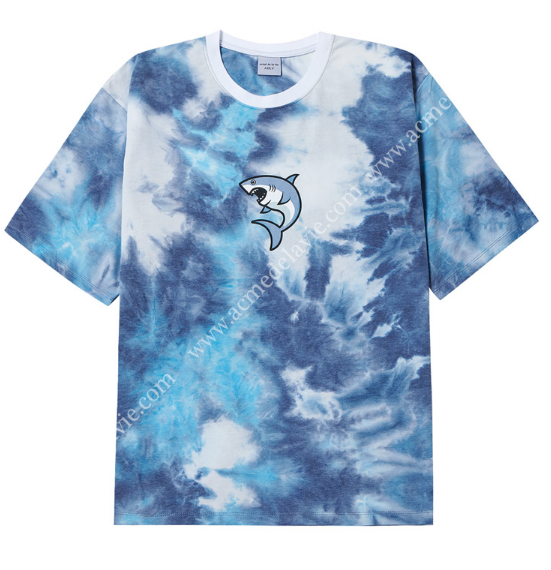 アクメドラビ(acme' de la vie) ADLV SHARK SHORT SLEEVE T-SHIRT MULTI BLUE
