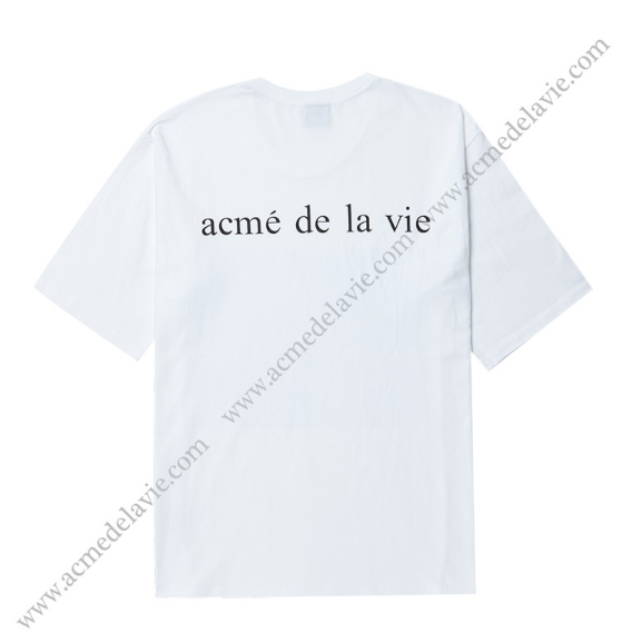 アクメドラビ(acme' de la vie) ADLV BABY FACE SHORT SLEEVE T-SHIRT WHITE SUPERMAN