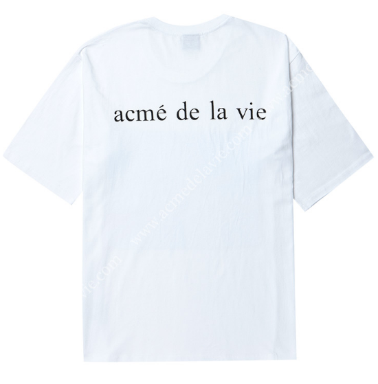 アクメドラビ(acme' de la vie) ADLV BABY FACE SHORT SLEEVE T-SHIRT WHITE EGG