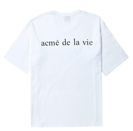 アクメドラビ(acme' de la vie) ADLV BABY FACE SHORT SLEEVE T-SHIRT WHITE SURPRISE