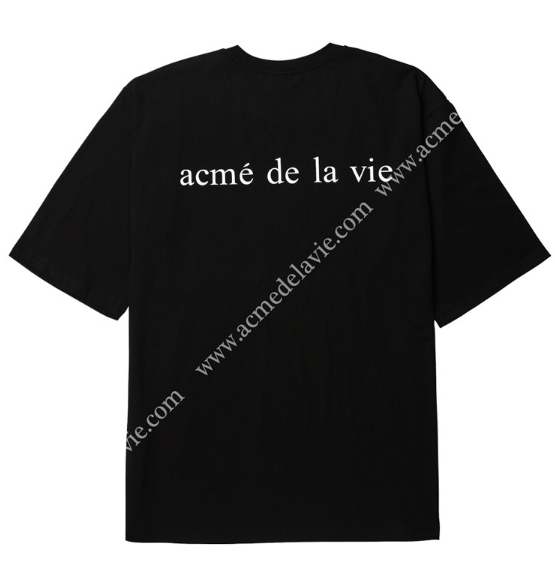 アクメドラビ(acme' de la vie) ADLV BABY FACE SHORT SLEEVE T-SHIRT BLACK COOKIE