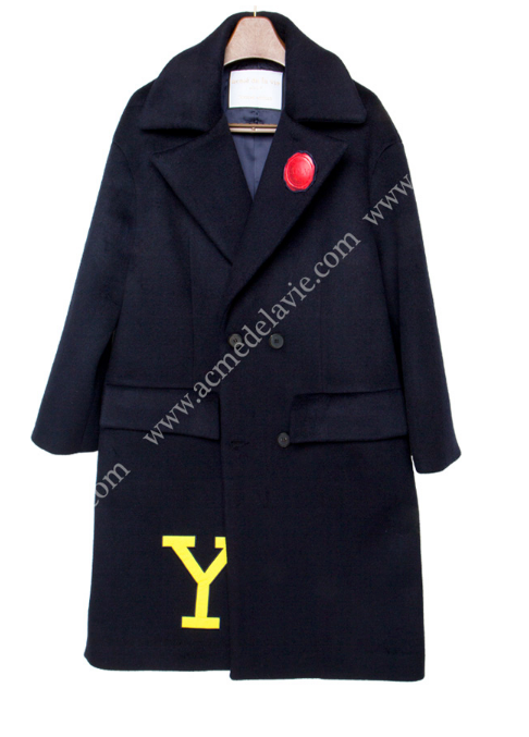 アクメドラビ(acme' de la vie) ADLV SIDE ZIP DETAIL PREMIUM COAT NAVY