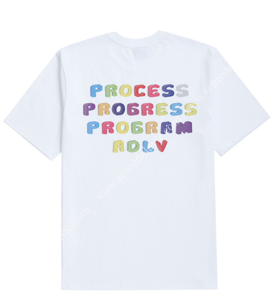 アクメドラビ(acme' de la vie) ADLV JELLY LOGO SHORT SLEEVE T-SHIRT (white)