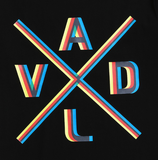 アクメドラビ(acme' de la vie) ADLV 3D X LOGO SHORT SLEEVE T-Shirt BLACK