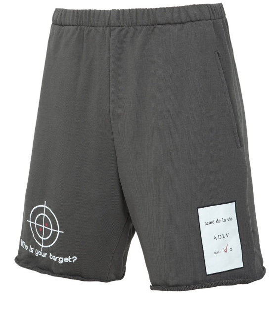 アクメドラビ(acme' de la vie) ADLV TARGET SHORT PANTS CHARCOAL