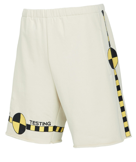 アクメドラビ(acme' de la vie) ADLV CRASH TESTING SHORT PANTS CREAM