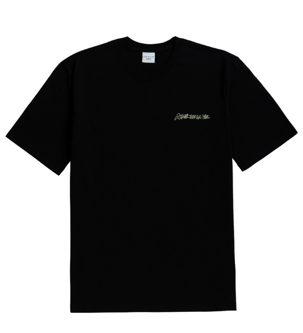 アクメドラビ(acme' de la vie) ADLV HANDWRITING SHORT SLEEVE T-SHIRT BLACK