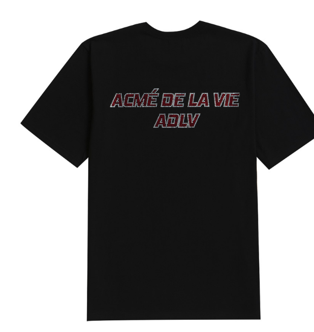 アクメドラビ(acme' de la vie) ADLV STONE SHORT SLEEVE T-SHIRT (ブラック)