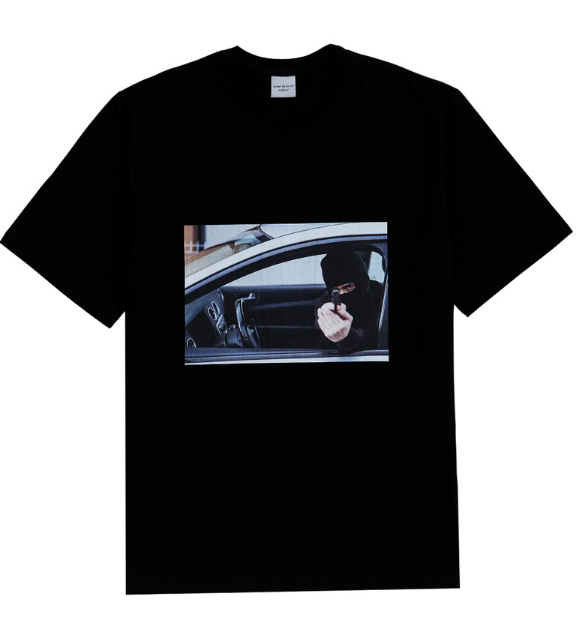 アクメドラビ(acme' de la vie) ADLV SHORT SLEEVE T-SHIRT ROBBER BLACK