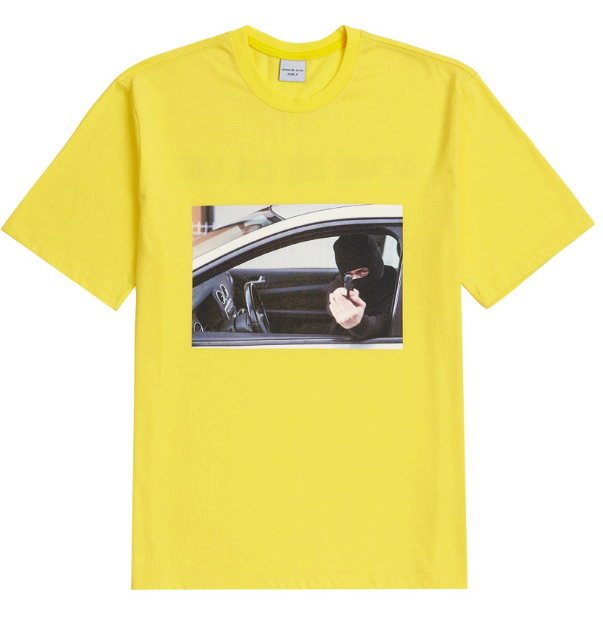 アクメドラビ(acme' de la vie) ADLV SHORT SLEEVE T-SHIRT ROBBER YELLOW