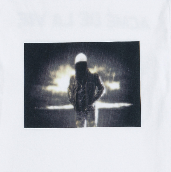 アクメドラビ(acme' de la vie) ADLV SHORT SLEEVE T-SHIRT DARK RAIN WHITE