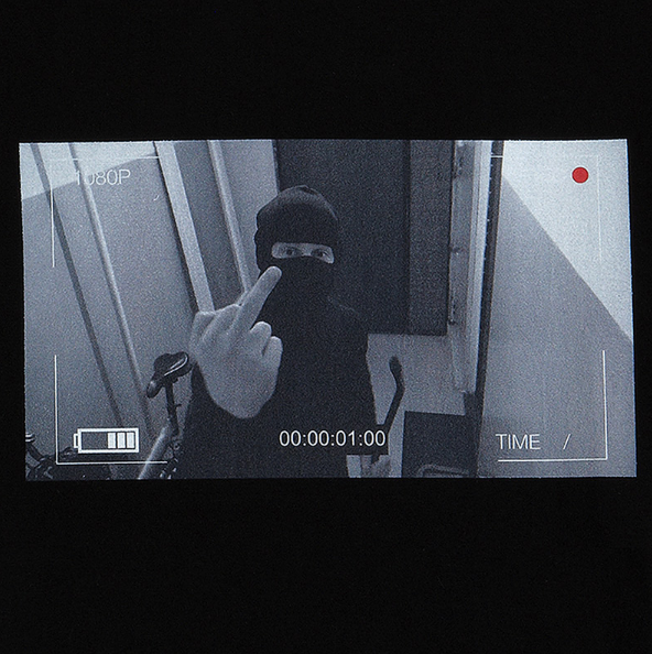 アクメドラビ(acme' de la vie) ADLV SHORT SLEEVE T-SHIRT CCTV (ブラック)