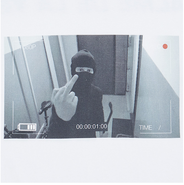 アクメドラビ(acme' de la vie) ADLV SHORT SLEEVE T-SHIRT CCTV WHITE