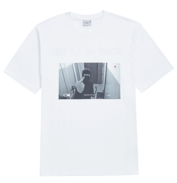 アクメドラビ(acme' de la vie) ADLV SHORT SLEEVE T-SHIRT CCTV WHITE
