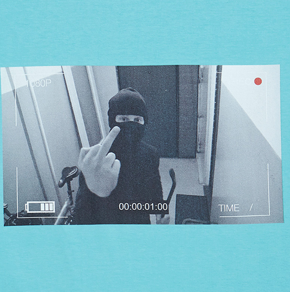 アクメドラビ(acme' de la vie) ADLV SHORT SLEEVE T-SHIRT CCTV (ミント)