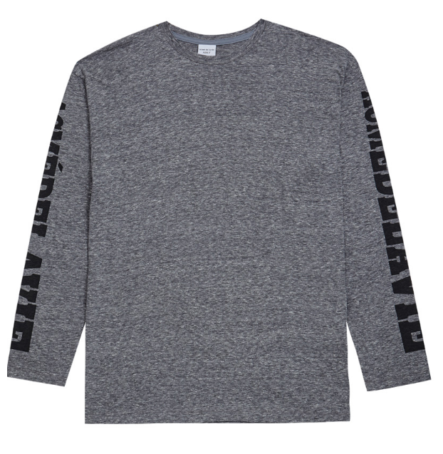 アクメドラビ(acme' de la vie) ADLV LONG SLEEVE T-SHIRT "NOR FOR RESALE" (チャコール)