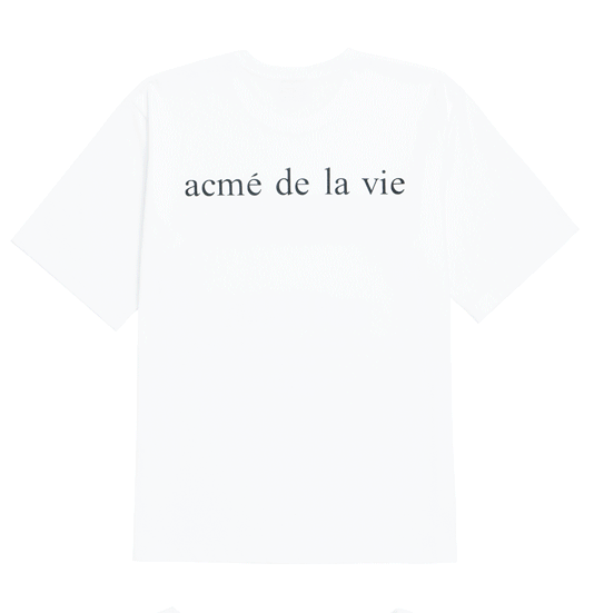アクメドラビ(acme' de la vie) ADLV PLAZA T-SHIRT WHITE
