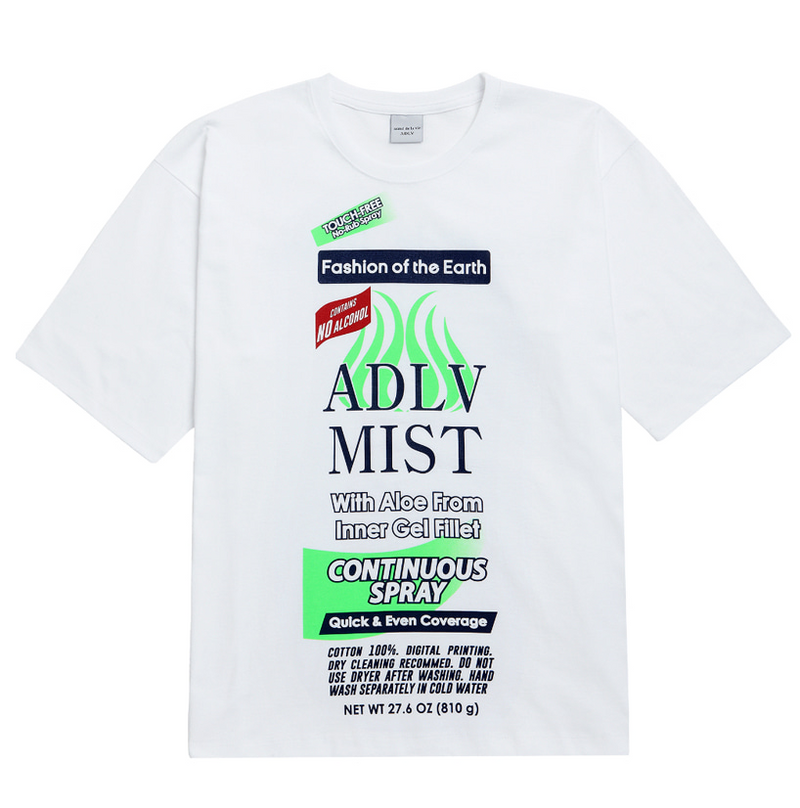 アクメドラビ(acme' de la vie) ADLV MIST T-SHIRT WHITE