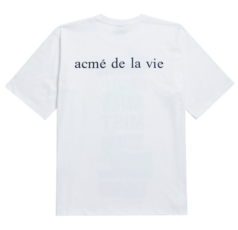 アクメドラビ(acme' de la vie) ADLV MIST T-SHIRT WHITE