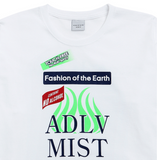 アクメドラビ(acme' de la vie) ADLV MIST T-SHIRT WHITE