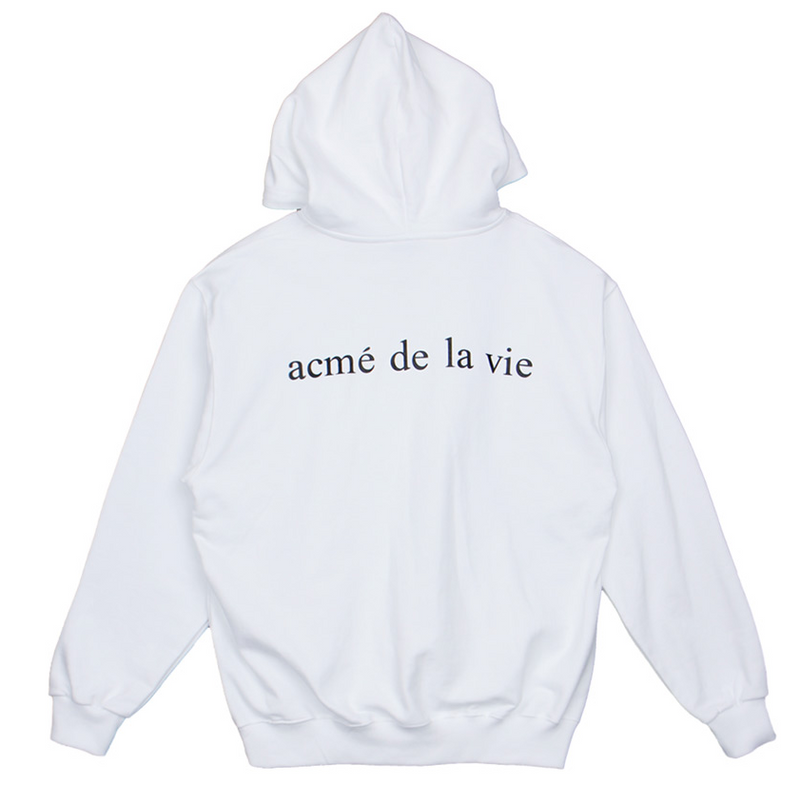 アクメドラビ(acme' de la vie) ADLV BABY FACE KISS HOODIE WHITE