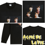 アクメドラビ(acme' de la vie) ADLV LONG SLEEVE T-SHIRT 4people (ブラック)