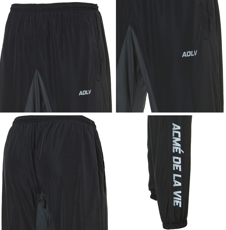 アクメドラビ(acme' de la vie) ADLV REFLECTIVE SETUP Pants (Black)
