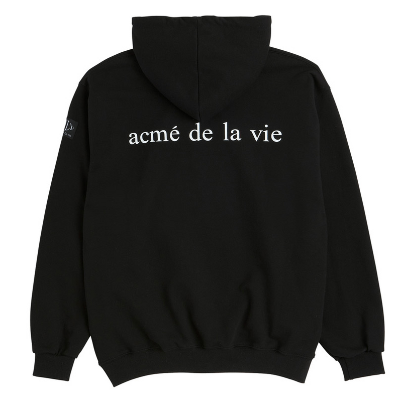 アクメドラビ(acme' de la vie) ADLV BABY FACE HOODIE BLACK DONUT 1