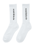 アクメドラビ(acme' de la vie) ADLV side logo socks
