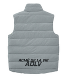 アクメドラビ(acme' de la vie) ADLV REVERSIBLE PADDING VEST GREY/KHAKI