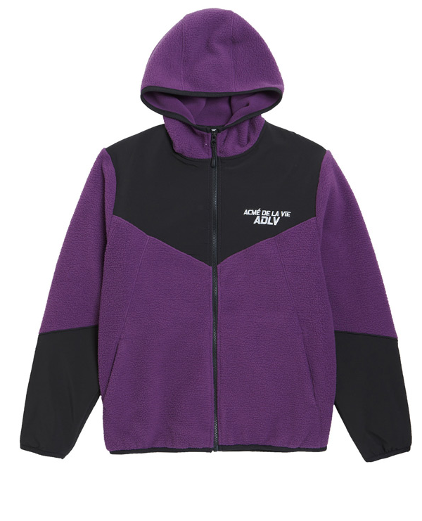 アクメドラビ(acme' de la vie) ADLV Fleece Set up Tops Purple