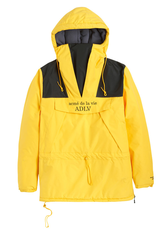 アクメドラビ(acme' de la vie) ADLV ANORAK PADDING YELLOW