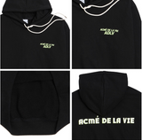 アクメドラビ(acme' de la vie) ADLV LOGO SETUP HOODIE (ブラック)