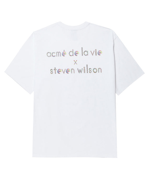 アクメドラビ(acme' de la vie) ADLV X Steven Willson ALPHABET SHORT SLEEVE T-SHIRT  WHITE