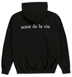 アクメドラビ(acme' de la vie) ADLV BABY FACE HOODIE BLACK BOXING (BLACK)