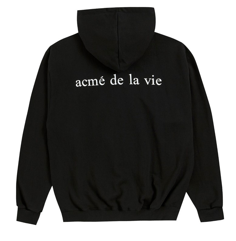 アクメドラビ(acme' de la vie) ADLV BABY FACE HOODIE BLACK MINT BOY (BLACK)