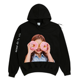 アクメドラビ(acme' de la vie) ADLV BABY FACE HOODIE BLACK DONUT 3