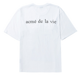 アクメドラビ(acme' de la vie) ADLV BABY FACE SHORT SLEEVE T-SHIRT WHITE BEETHOVEN