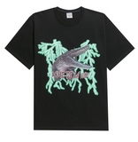 アクメドラビ(acme' de la vie) ADLV CROCODILE CMYK SHORT SLEEVE T-SHIRT BLACK