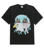 アクメドラビ(acme' de la vie) ADLV WOLF CMYK SHORT SLEEVE T-SHIRT BLACK