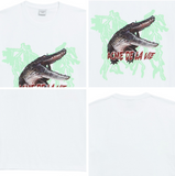 アクメドラビ(acme' de la vie) ADLV CROCODILE CMYK SHORT SLEEVE T-SHIRT WHITE