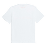 アクメドラビ(acme' de la vie) ADLV NEON LOGO SHORT SLEEVE T-SHIRT WHITE PINK