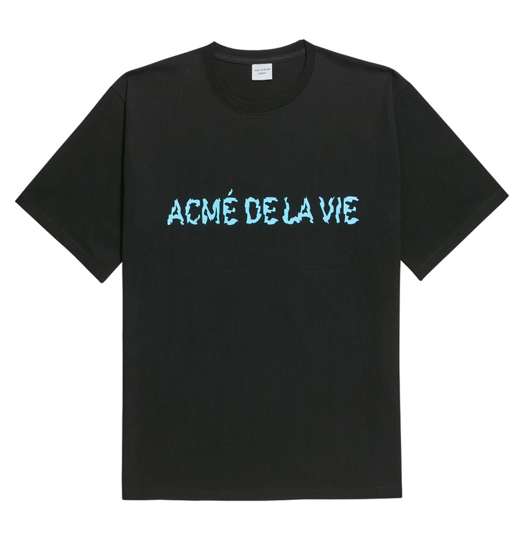 アクメドラビ★UNI_SQUARE LOGO SHORT SLEEVE T-SHIRT_3色 アクメドラビ(acme' de la vie) ADLV NEON LOGO SHORT SLEEVE T