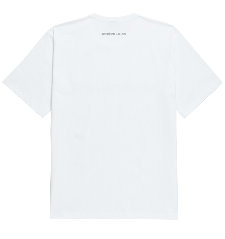 アクメドラビ(acme' de la vie) ADLV 3 LINE LOGO SHORT SLEEVE T