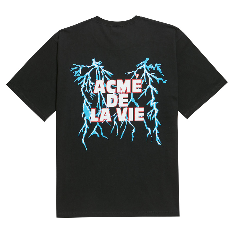 アクメドラビ(acme' de la vie) ADLV LIGHTNING LOGO SHORT SLEEVE T-SHIRT
