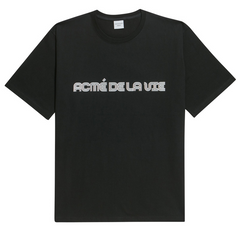 アクメドラビ(acme' de la vie) ADLV 3 LINE LOGO SHORT SLEEVE