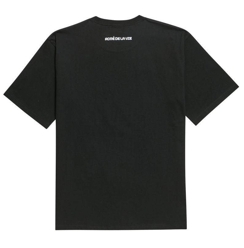 アクメドラビ(acme' de la vie) ADLV 3 LINE LOGO SHORT SLEEVE T-SHIRT BLACK